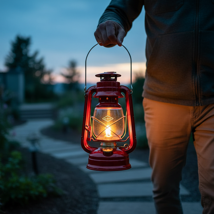 21st Century 10" Hurricane Lantern Globrite Oil/Kerosene Camping Lantern Assorted Colors