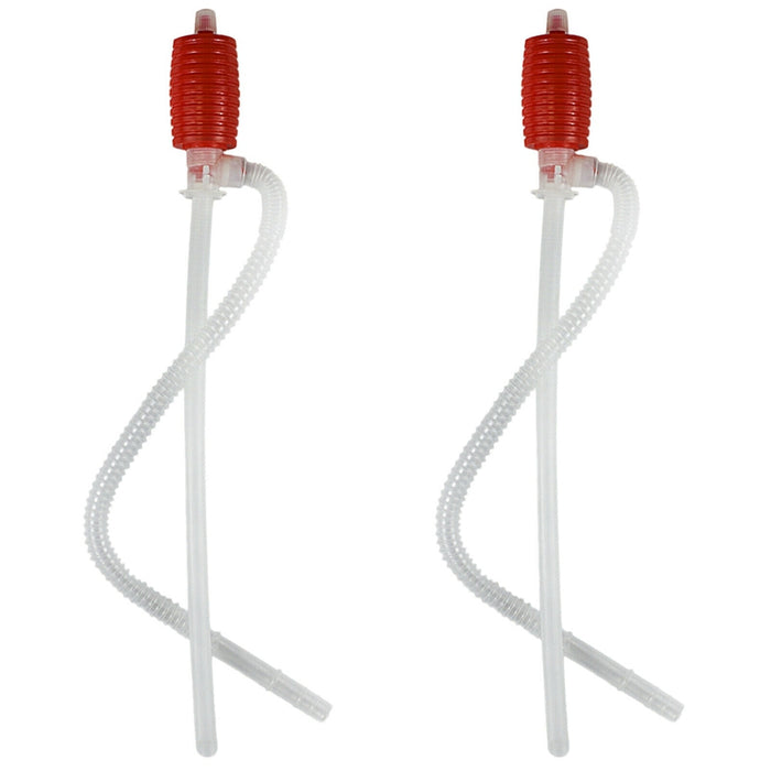 21st Century Manual Hand Siphon Pump Use For Water Oil Supply Transfer 2-Pack