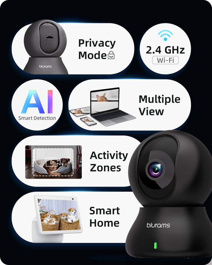 2K Pet 360° Camera