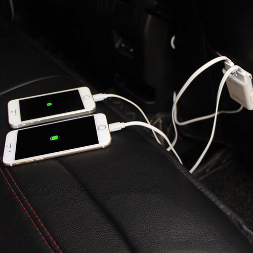 4-Port Usb Car Charger 6.8A Car Cigarette Lighter One With Two Car Charger