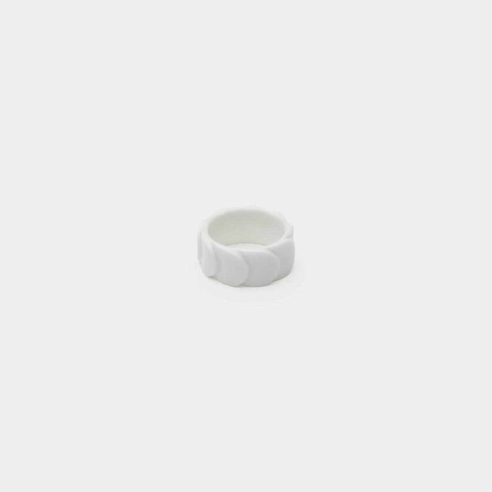 [ACCESSORY] SASKIA DIEZ DRAKE RING NO.2 (WHITE) | 2016/ | IMARI-ARITA WARES