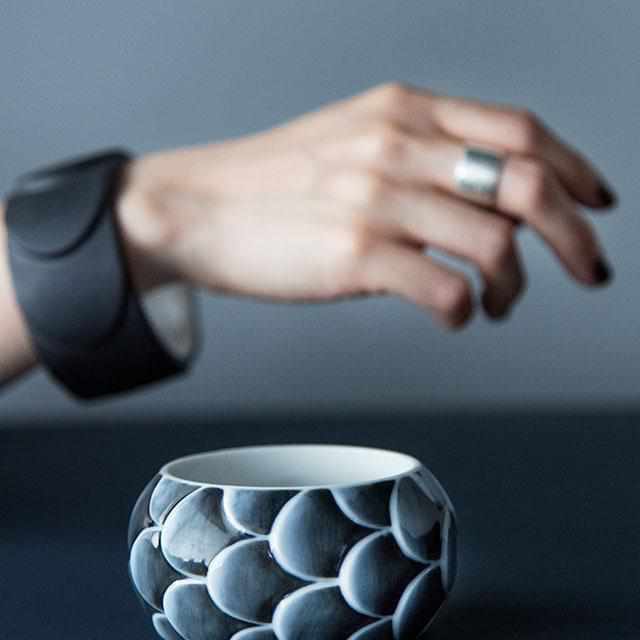 [ACCESSORY] SASKIA DIEZ DRAKE RING NO.2 (WHITE MATTE) | 2016/ | IMARI-ARITA WARES