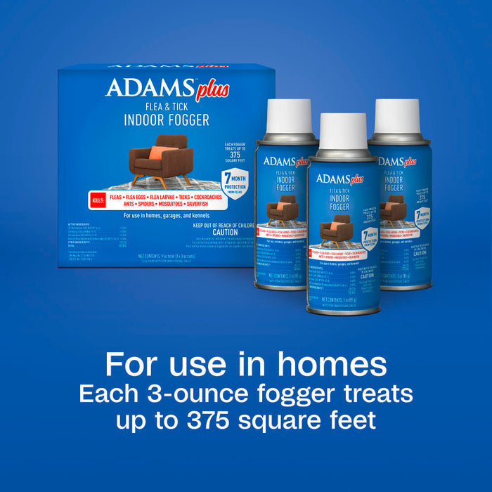 Adams Complete Indoor & Outdoor Flea Treatment System for Large Dogs 31–60 lbs Bundle