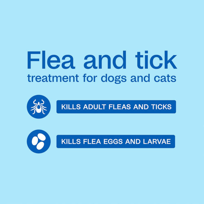Adams Flea & Tick Spray for Dogs & Cats 16 oz Kills Fleas Eggs Larvae Ticks 2-Pack