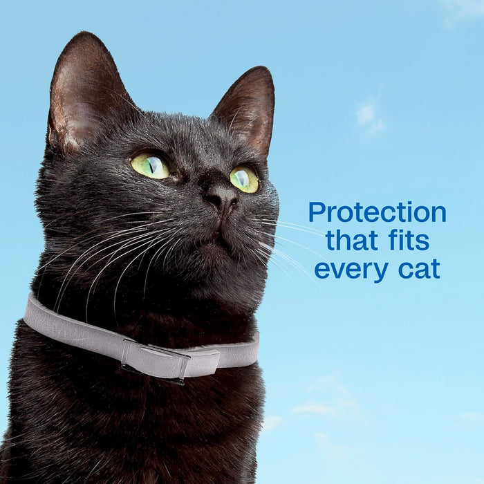 Adams Plus Flea & Tick Collar for Cats Water-Resistant Up to 7 Months Protection 3PCK