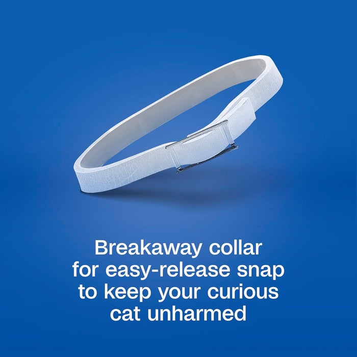 Adams Plus Flea & Tick Collar for Cats Water-Resistant Up to 7 Months Protection 3PCK