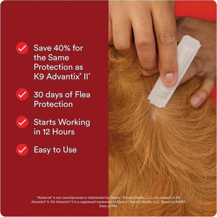 Advecta Ultra Flea Tick XL Dogs 4 Month Supply Waterproof Topical Fast Acting