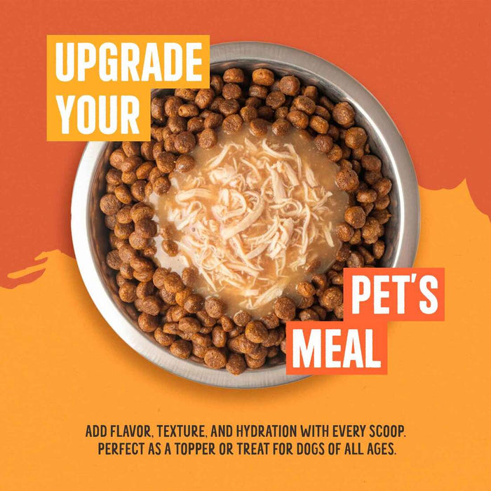 Against the Grain Chicken Meaty Shreds Dog Food Topper 2.8 oz 6-Pack