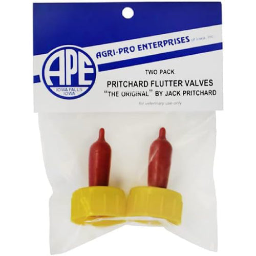 Agri-Pro Pritchard Nipple Teat 2-Pack with Flutter Valve for Livestock Lamb Feeding