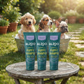 Alzoo Gentle Puppy Shampoo Plant-Based Sensitive Skin Eco-Friendly 8 oz. 3-Pack