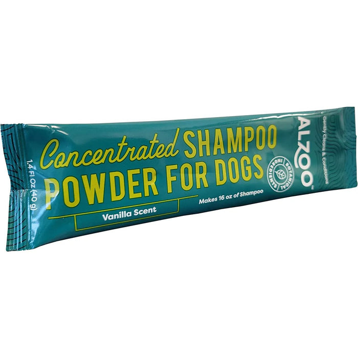 Alzoo Sustainable Concentrated Powder Shampoo and Bottle Alzoo