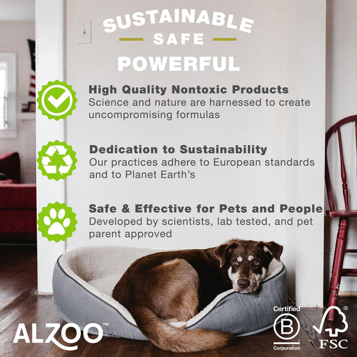 ALZOO Sustainable Dog Shampoo Powder Refill Pouch 40g Vanilla Scent 3-Pack