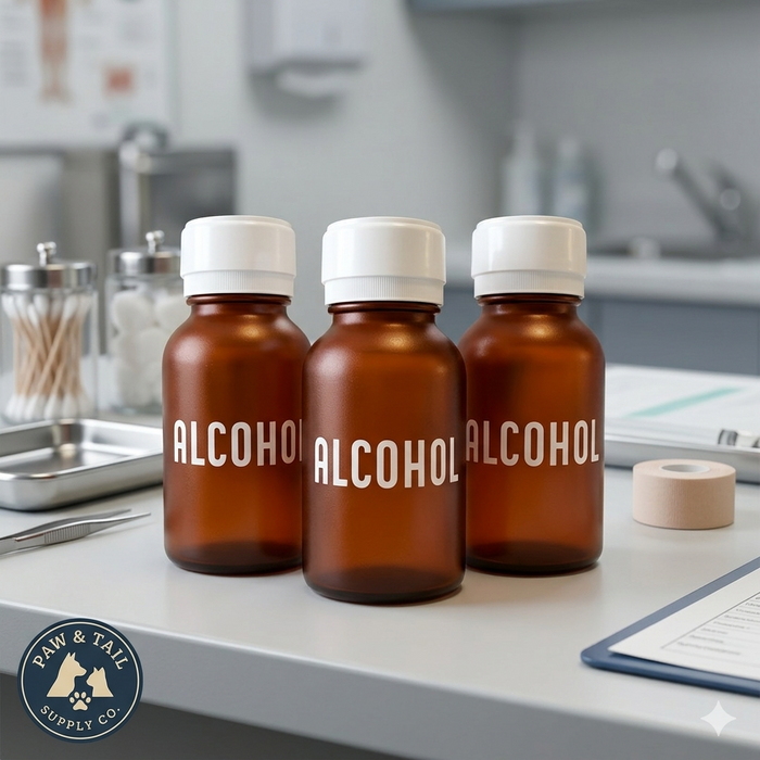 Amber Alcohol Dispensing Bottle Refillable Dispenser 8oz Bundle 3-Pack