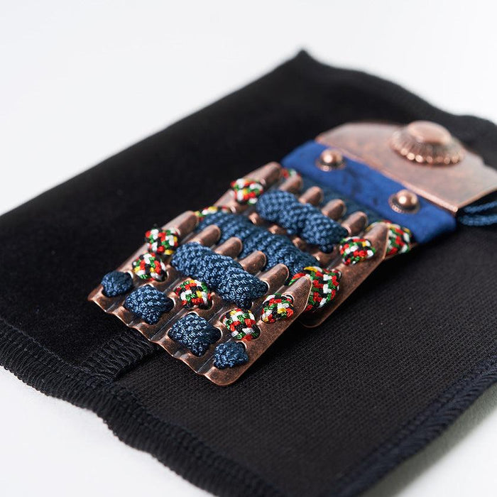 [AMULET] KAZARI KOYOROI® MINI COPPER (DARK NAVY BRAID) | Art Armor| Kyoto Armor