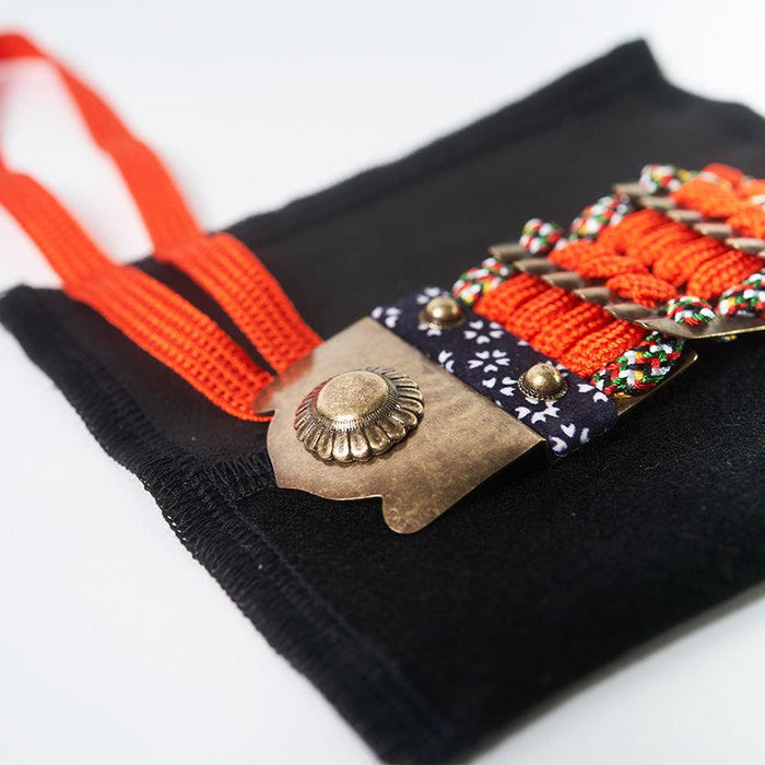 [AMULET] KAZARI KOYOROI® MINI GOLD (RED BRAID) | Art Armor| Kyoto Armor