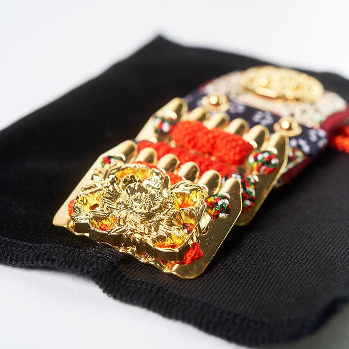 [AMULET] KAZARI KOYOROI® MINI GOLDLEAF (RED BRAID) | Art Armor| Kyoto Armor