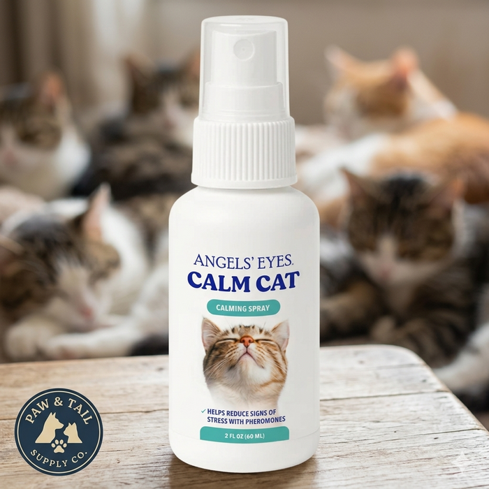 Angels' Eyes Calm Cat Calming Spray 2 fl oz. Pheromone Spray for Cats Stress Relief