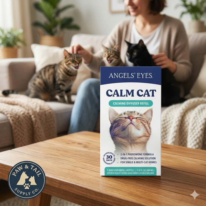 Angels' Eyes Calm Cat Diffuser Refill 1.6 fl oz Pheromone Refill for Cats 30 Day