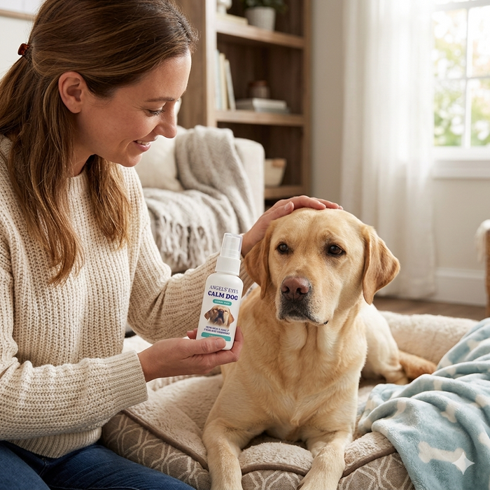 Angels' Eyes Calm Dog Calming Spray 2 fl oz. Stress Relief Spray for Dogs