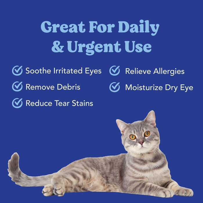 Angels' Eyes Sterile Eye Wash for Dogs & Cats Multi Purpose Eye Cleaner 4 oz.