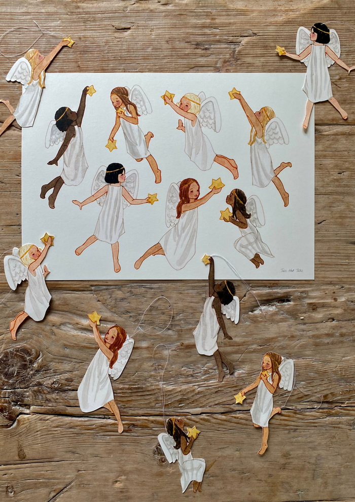 Angels With Stars Christmas Papercraft: NEW ARRIVAL