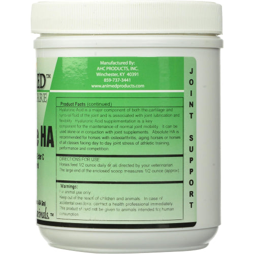 AniMed Absolute HA Horse Joint Supplement Apple Flavor 16 oz.
