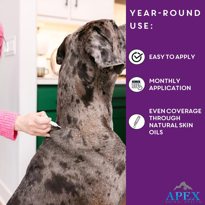 Apex Plus Flea & Tick Treatment for Large Dogs 45-88 lbs 3-Month Supply