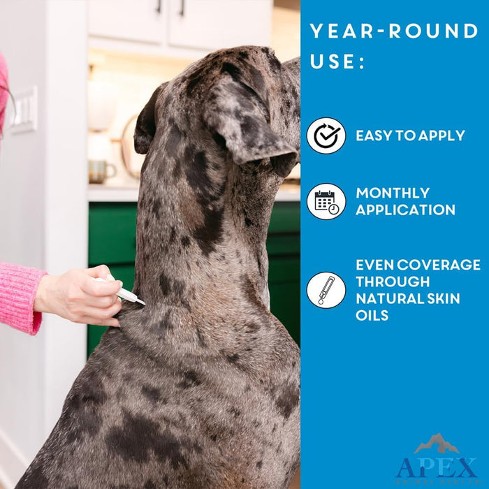 Apex Plus Flea & Tick Treatment for Medium Dogs 23-44 lbs 3-Month Supply