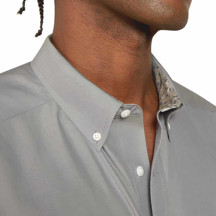 Ariat Mens Wrinkle Free Solid Classic Fit Long Sleeve Shirt