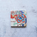 [ART PANEL, DISH] KEMONODE CERAMIC TILE NO.3 | MORPHOSHERE | KYOTO YUZEN DYEING