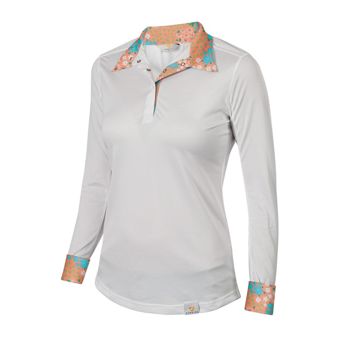 Aubrion Girl's Equestrian Style Long Sleeve Show Shirt