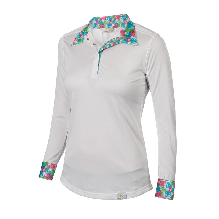 Aubrion Girl's Equestrian Style Long Sleeve Show Shirt