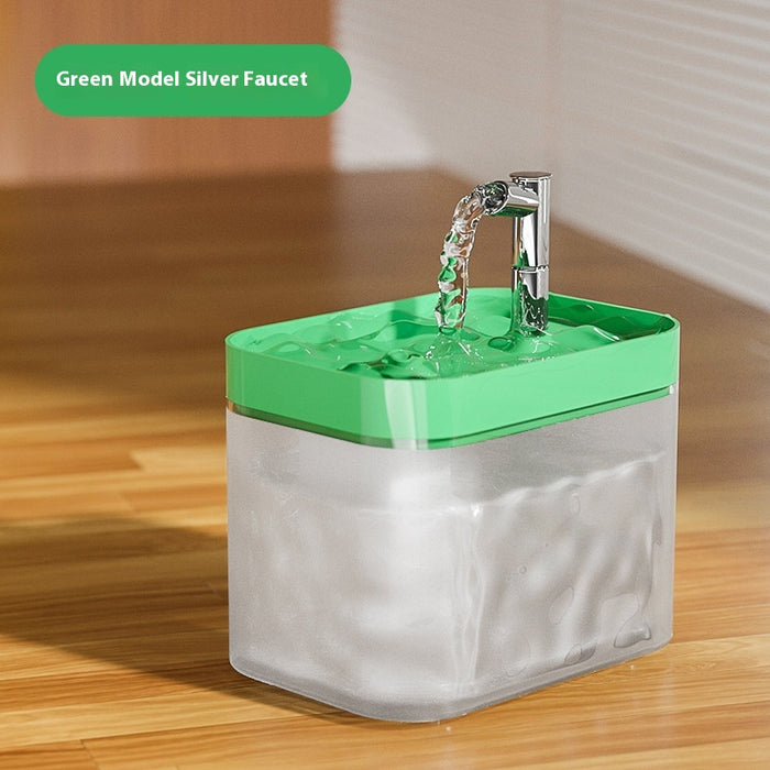 Cat Water Fountain Automatic Circulation Flow Water Fountain Kitten Drinking Water Apparatus - photo 2