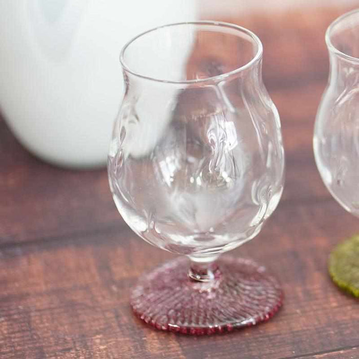 [BEER GLASS] IZUMO PINK | GLASS STUDIO IZUMO | BLOWN GLASS (2 weeks production after order)