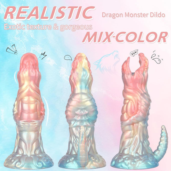 Big Pneumatic Pump Thick G-Spot Monster Dildo 10.3inch