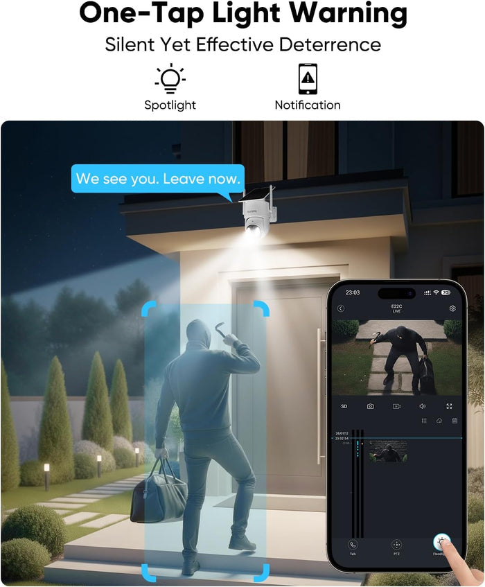 blurams 4MP Pan/Tilt Security Cameras