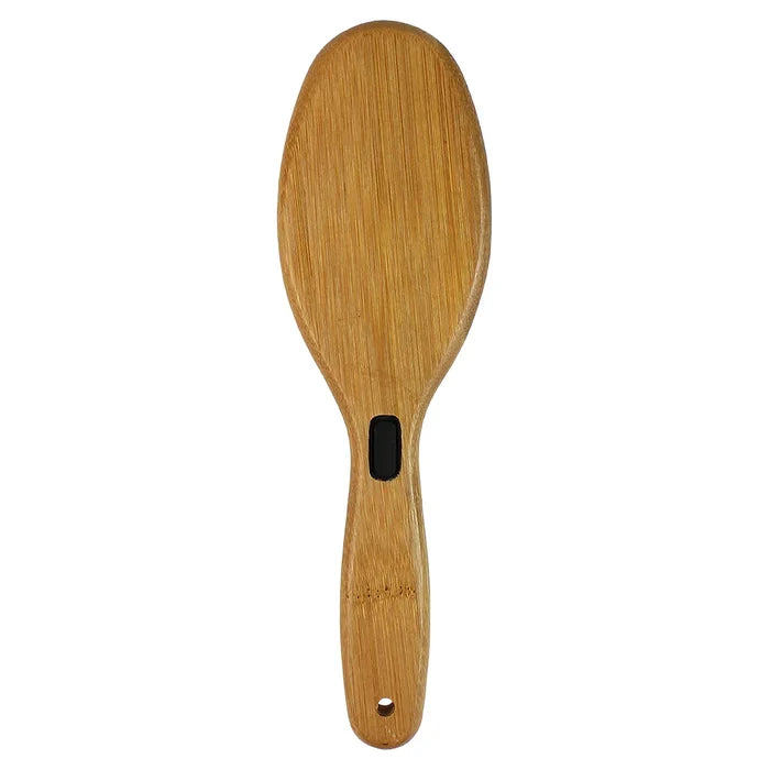 Boar Bamboo Groom Oval Bristle Brush Natural - Large