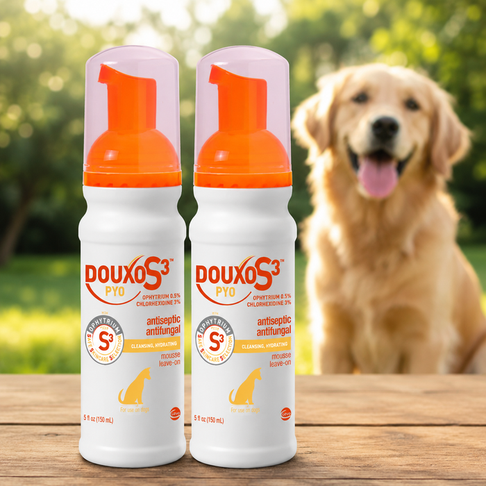 BOGO Douxo S3 PYO Mousse Dogs Skin Care 5.1 oz – Buy 1 Get 1 Free!