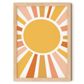 Boho Sun Print.