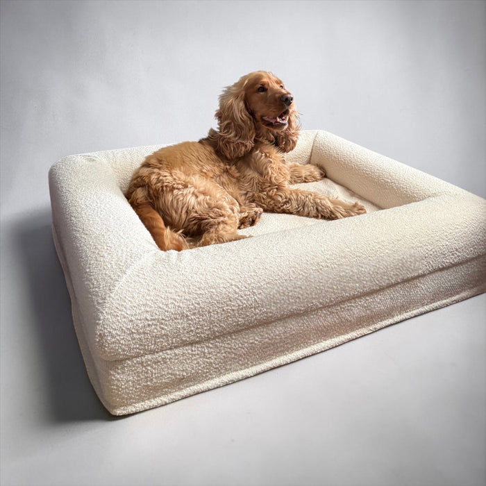 Boucle Cover "Clotted Cream"