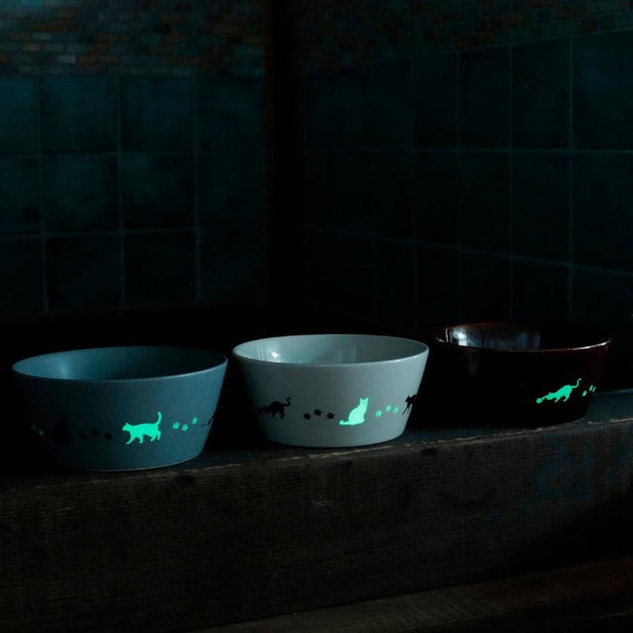[BOWL] CAT 13 CM LUMINOUS BOWL (BROWN)  | MINO WARES | MARUMO TAKAGI
