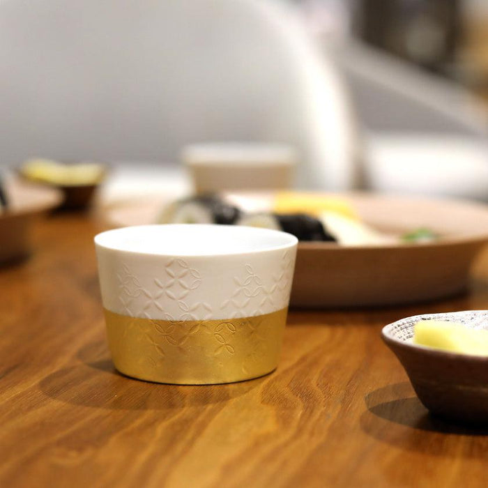 [BOWL] FOIL KOMON SHIPPO DISH | KANAZAWA GOLD LEAF | HAKUICHI