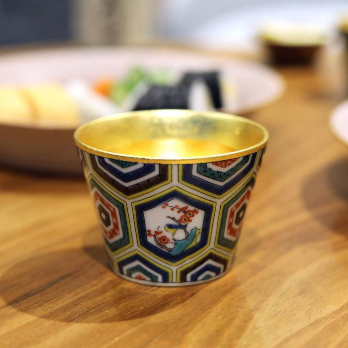 [BOWL] KUTANI WARES OLD KUTANI DISH | KANAZAWA GOLD LEAF | HAKUICHI