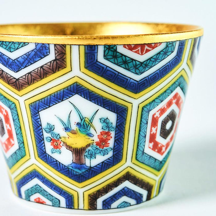 [BOWL] KUTANI WARES OLD KUTANI DISH | KANAZAWA GOLD LEAF | HAKUICHI