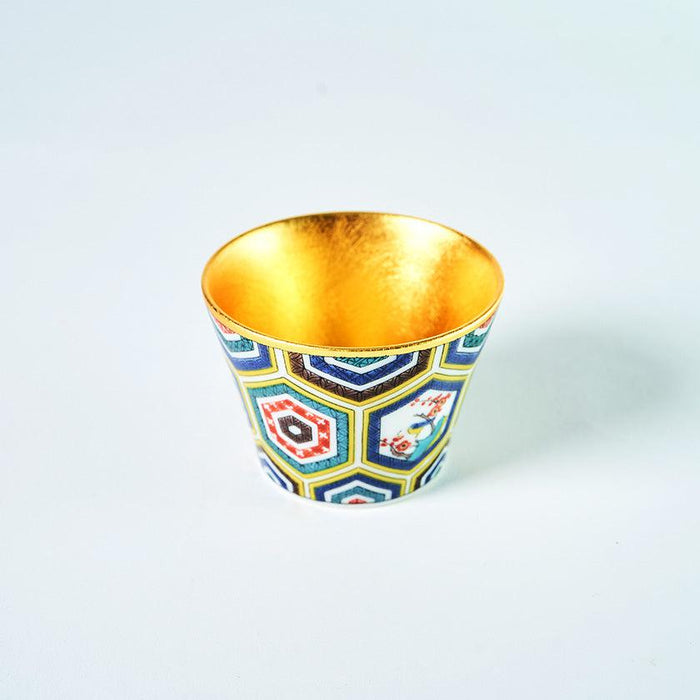 [BOWL] KUTANI WARES OLD KUTANI DISH | KANAZAWA GOLD LEAF | HAKUICHI
