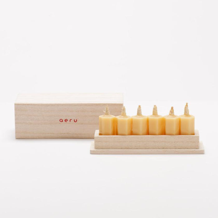 [CANDLE] BIRTHDAY GIFT CANDLES OF RICE BRAN FROM SHIGA | JAPANESE CANDLES | AERU