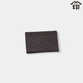 [CARD CASE] BUSINESS CARD CASE C SAYAGATA GEOMETRIC PATTERN (BLACK BASECOAT WITH WHITE LACQUER) | KOUSHU INDEN (LACQUERED DEERSKIN CRAFTS)| INDEN-YA