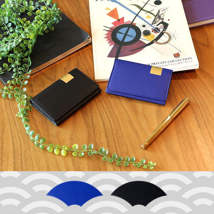 [CARD CASE] BYOBU CARD CASE (KYOTO GOLD LEAF FINISH) | GOLD STAMPING | GOLDREAM KYOTO