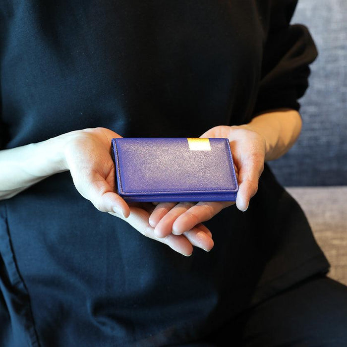 [CARD CASE] BYOBU CARD CASE (KYOTO GOLD LEAF FINISH) | GOLD STAMPING | GOLDREAM KYOTO