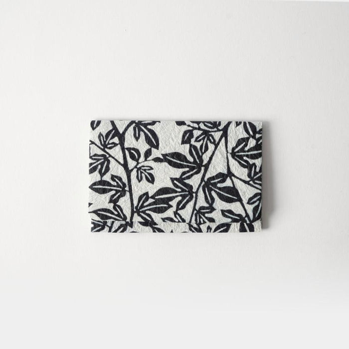 [CARD CASE] MULBERRY PRINT (NAVY BLUE) | KUROTANI WASHI PAPER|KUROTANI WASHI COOPERATIVE GROUP